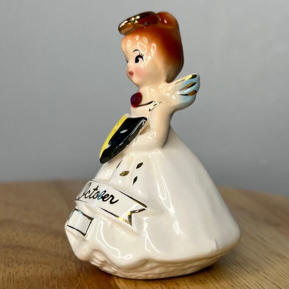 Rare Vintage Lugene's Japan October Ange E-2827 Mask Jewel figurine Halloween - Picture 3 of 7